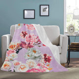 Castlefield Design Sunny Floral Throw Blanket