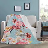 Castlefield Design Sunny Floral Throw Blanket
