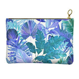 Castlefield Design Tropical Leaf Leather Clutch