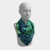 Castlefield Design Tropical Leaf Scarves