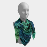 Castlefield Design Tropical Leaf Scarves