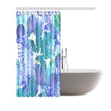 Castlefield Design Tropical Leaf Shower Curtain