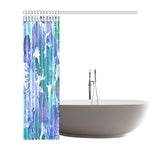 Castlefield Design Tropical Leaf Shower Curtain