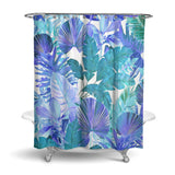 Castlefield Design Tropical Leaf Shower Curtain