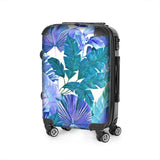 Castlefield Design Tropical Leaf Suitcase