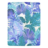 Castlefield Design Tropical Leaf Throw Blanket