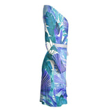 Castlefield Design Tropical Leaf Wrap Dress