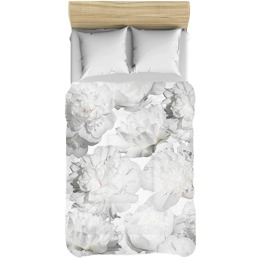 Castlefield Design White Peonies Comforters