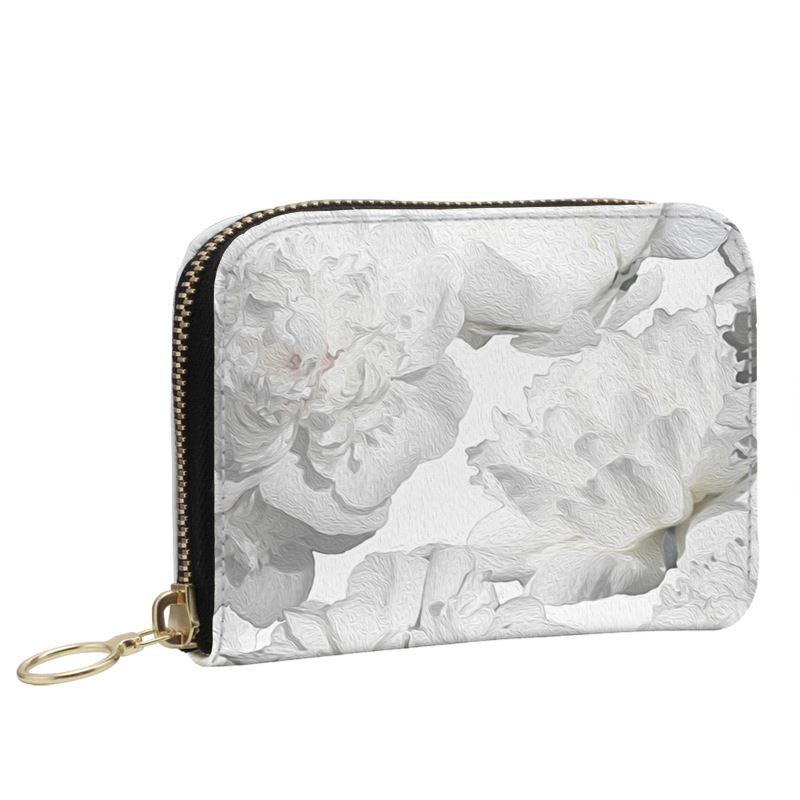 Castlefield Design White Peonies Small Wallet