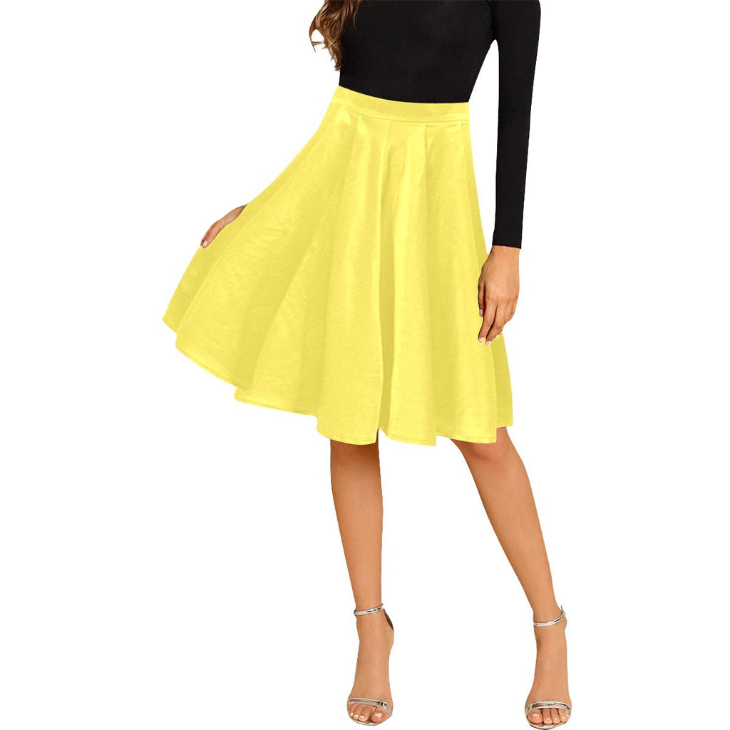 Castlefield Design Yellow Midi Skirt